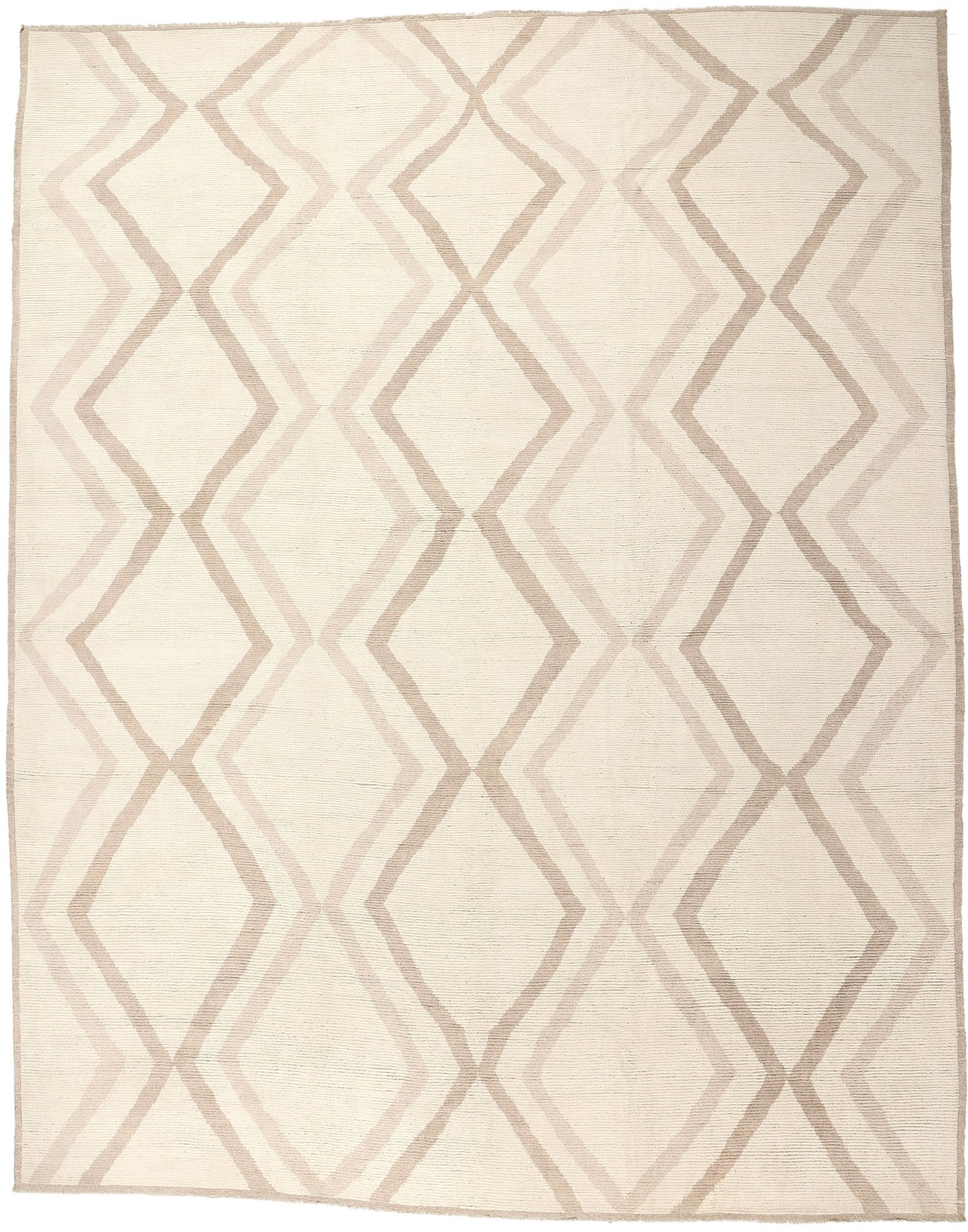 12 x 15 Organic Modern Zigzag Moroccan Rug 81082