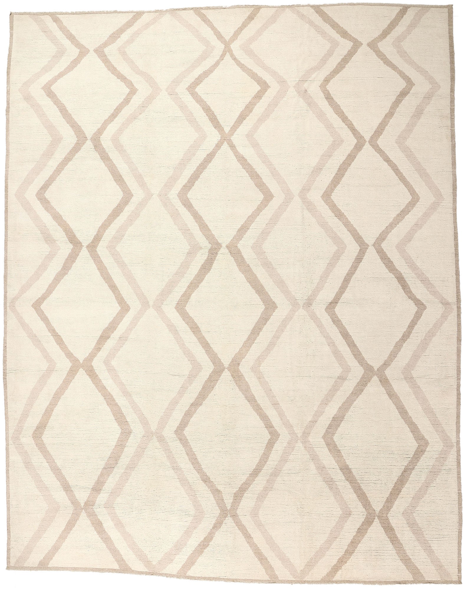 12 x 15 Organic Modern Zigzag Moroccan Rug 81082
