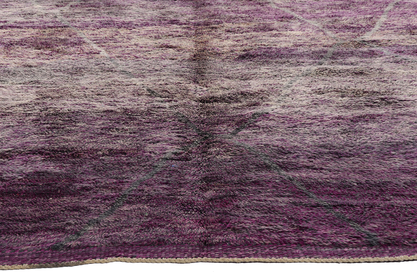 10 x 14 Purple Beni Mrirt Moroccan Rug 20524
