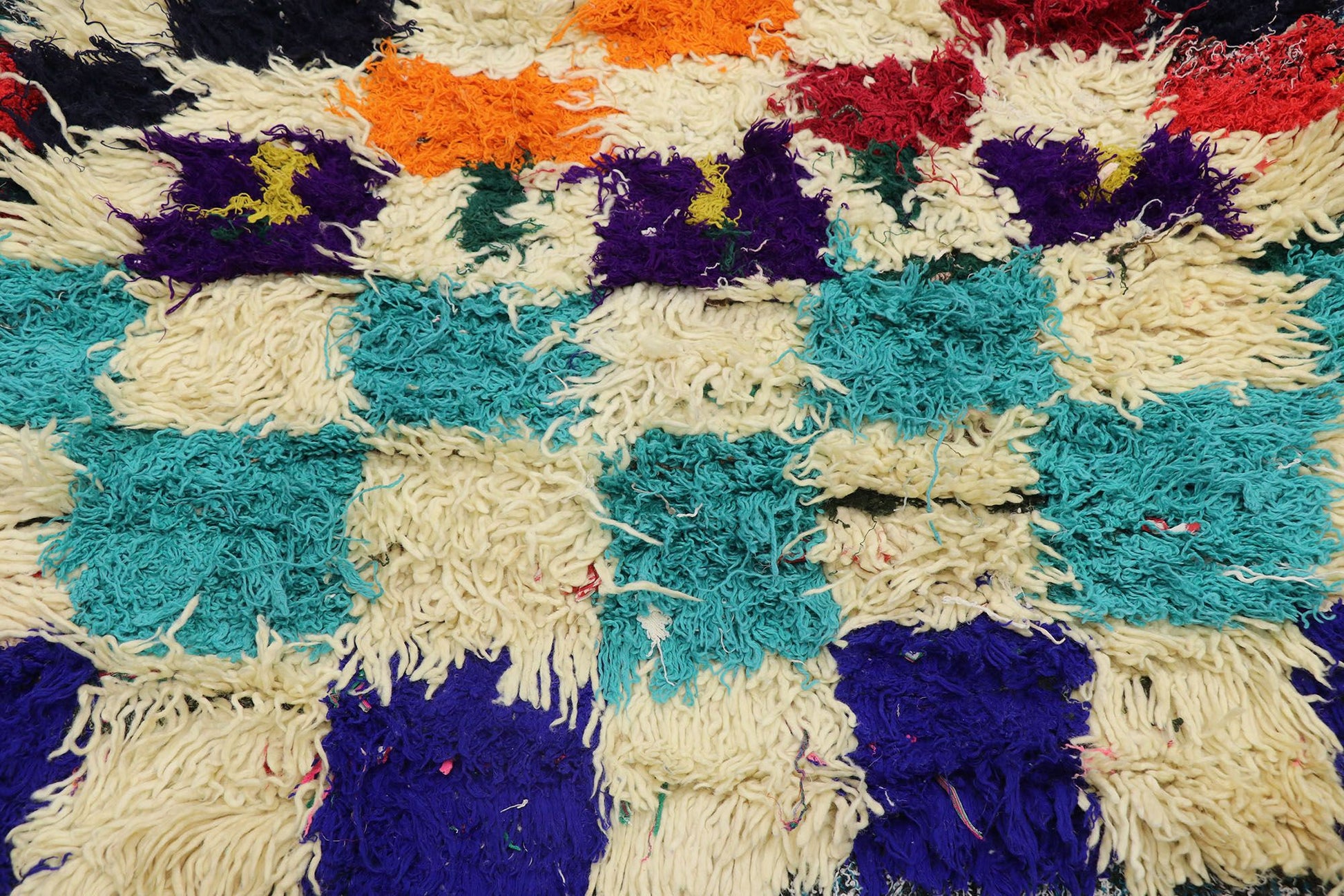 4 x 5 Vintage Moroccan Azilal Rug 21592