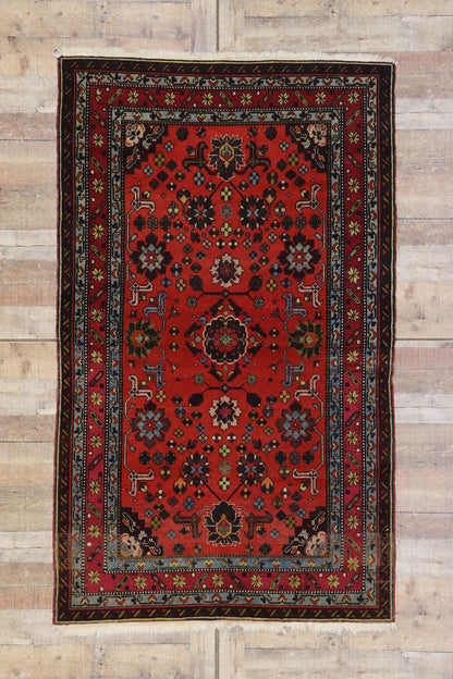 4 x 7 Antique Persian Lilihan Rug 78143
