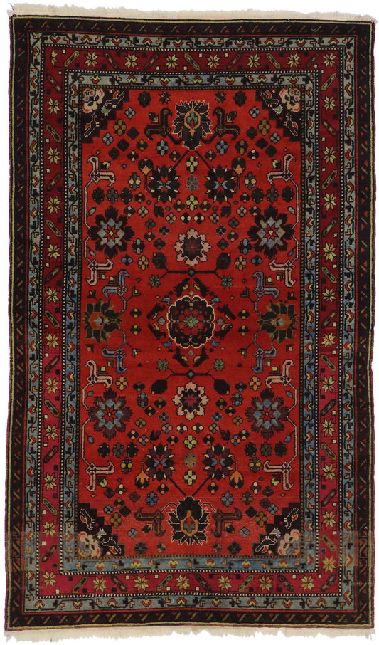 4 x 7 Antique Persian Lilihan Rug 78143