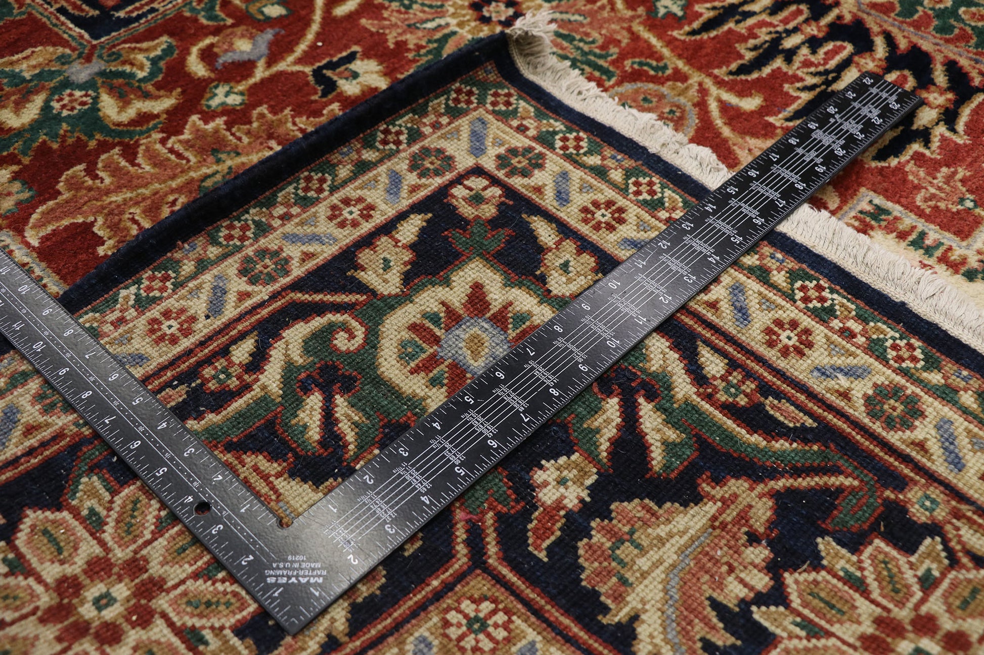 9 x 12 Vintage Heriz Rug 78144