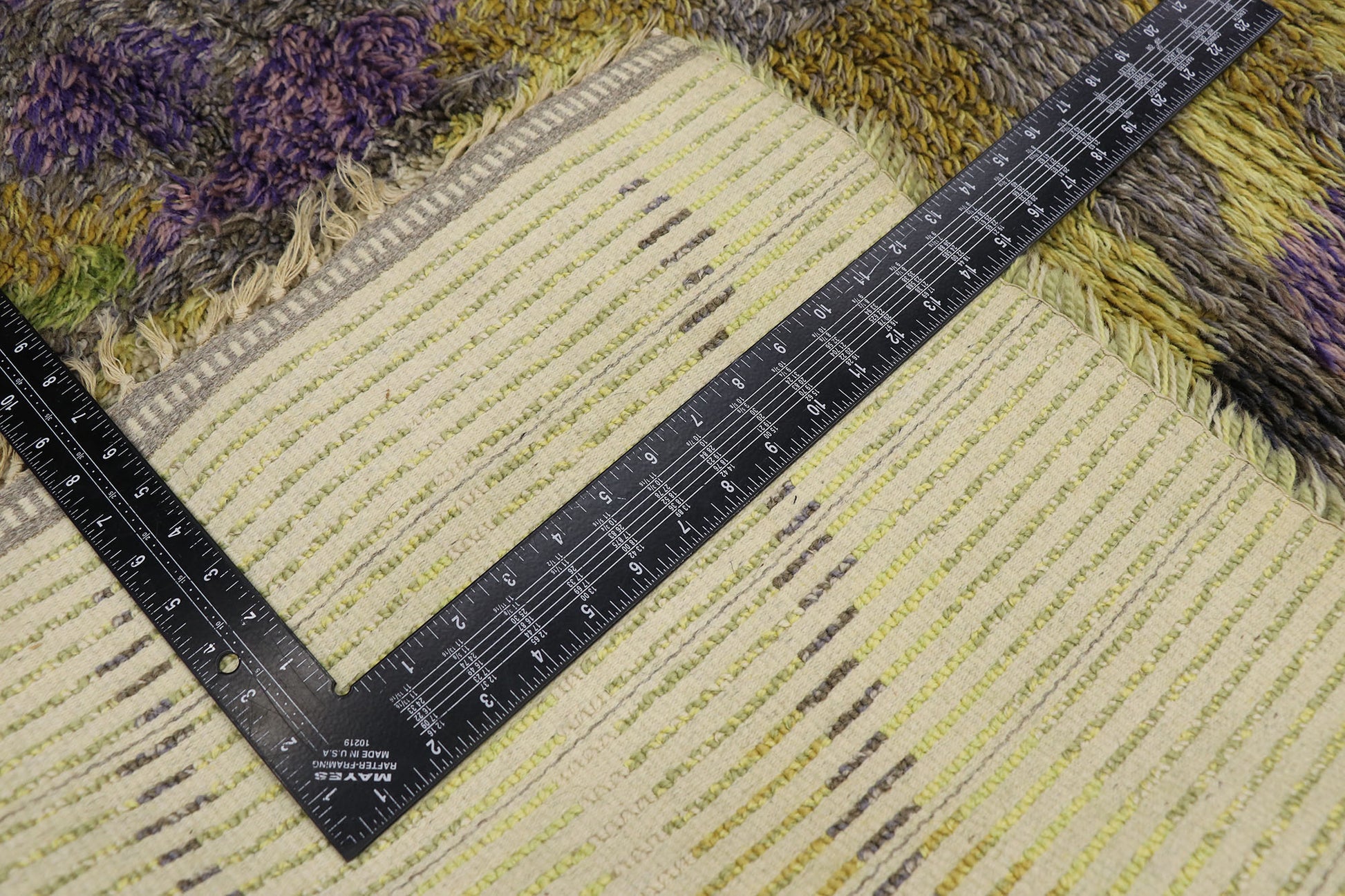 5 x 7 Vintage Swedish Rya Rug by Ingrid Jagarz 78142
