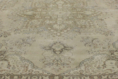10 x 13 Vintage Persian Tabriz Rug 80305