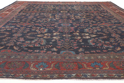 10 x 13 Antique Persian Mahal Rug 73069