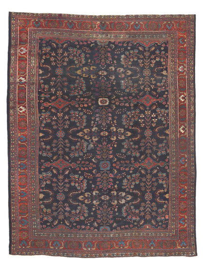 10 x 13 Antique Persian Mahal Rug 73069