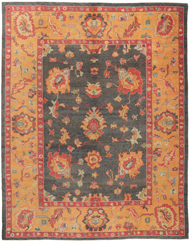10 x 13 Colorful Turkish Oushak Rug 52430
