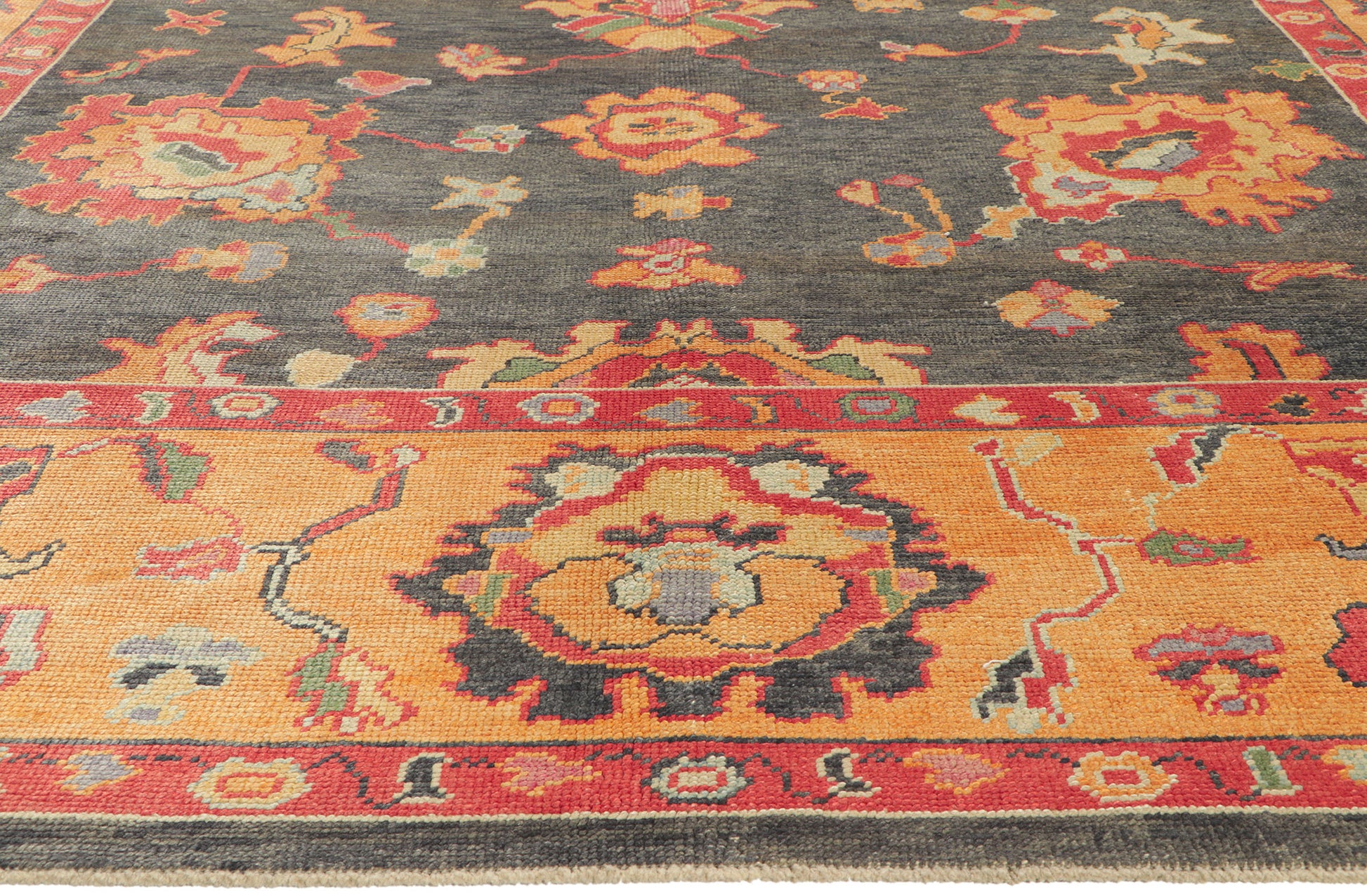 10 x 13 Colorful Turkish Oushak Rug 52430