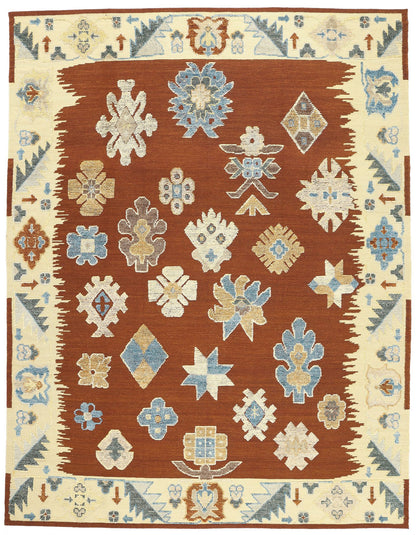 10 x 13 Oushak High-Low Rug 30892