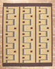 10 x 13 Scandinavian Modern Swedish Inspired Kilim Rug 30962