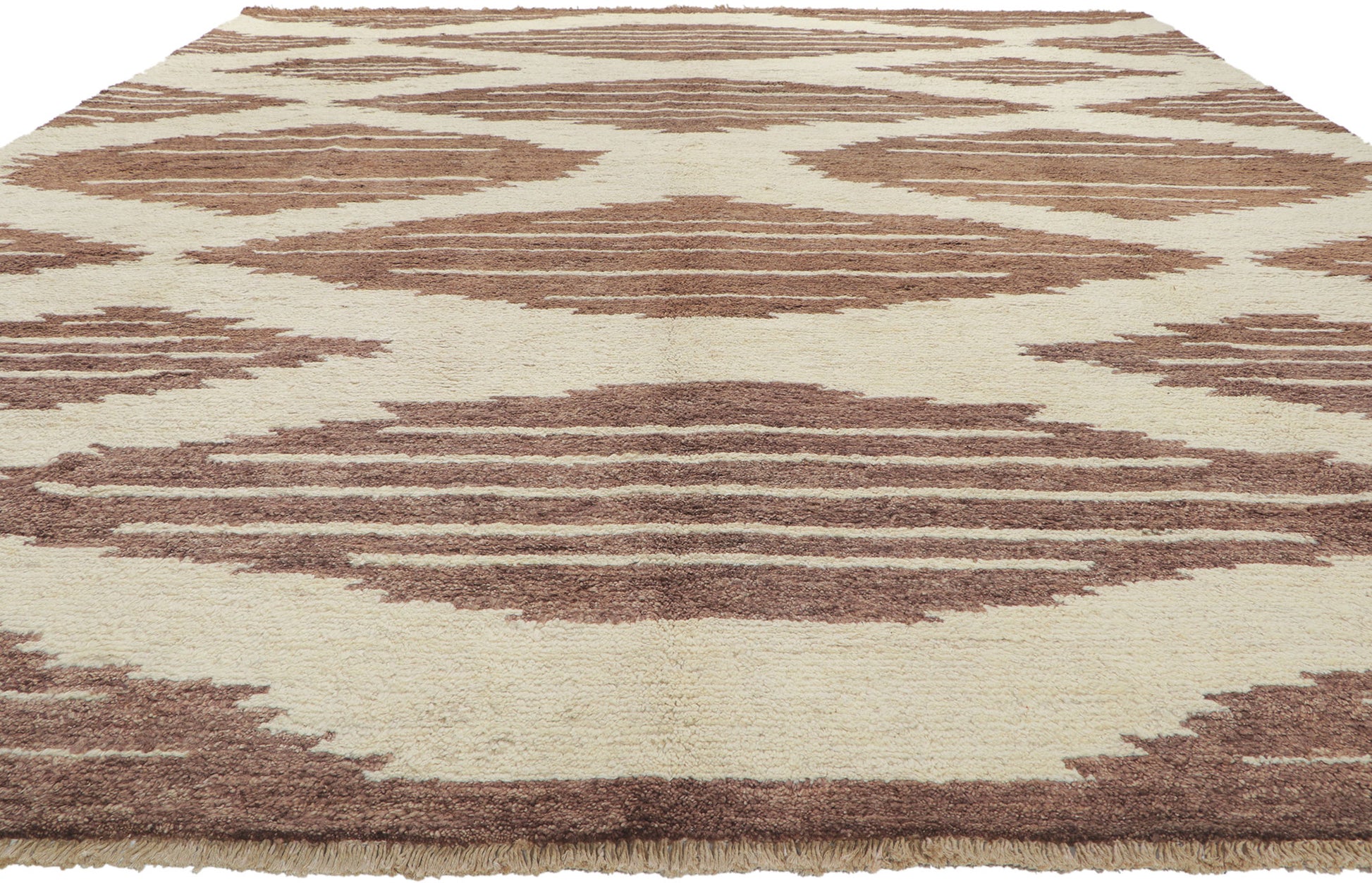 10 x 13 Modern Tribal Moroccan Rug 80383