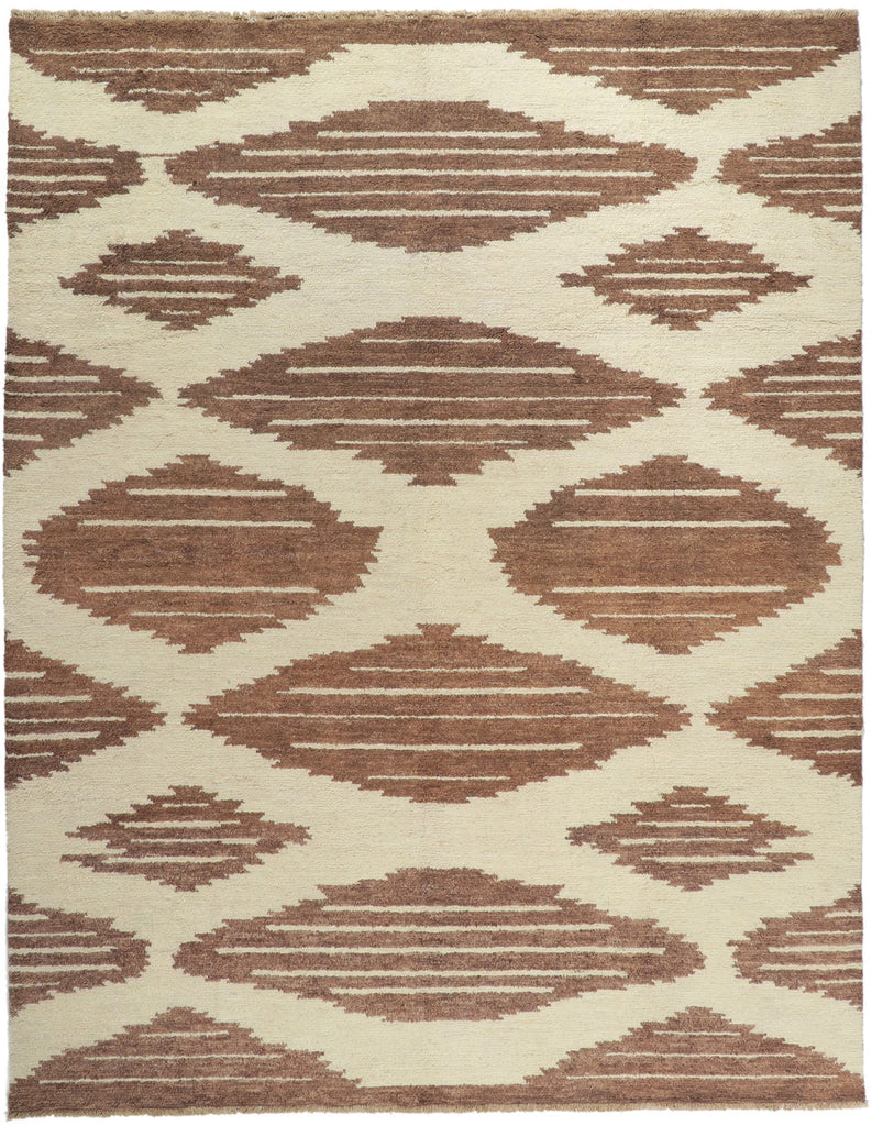 10 x 13 Modern Tribal Moroccan Rug 80383