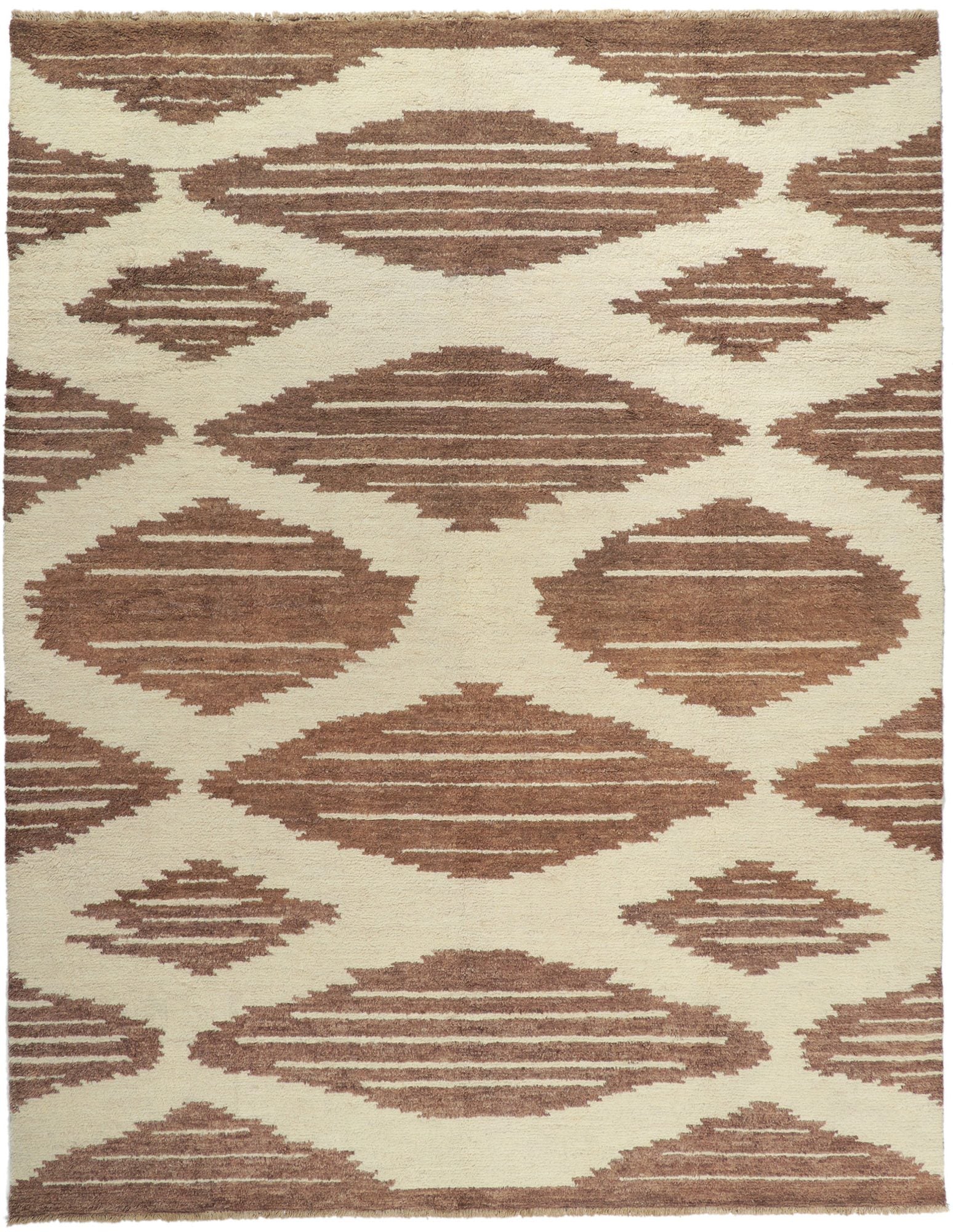 10 x 13 Modern Tribal Moroccan Rug 80383