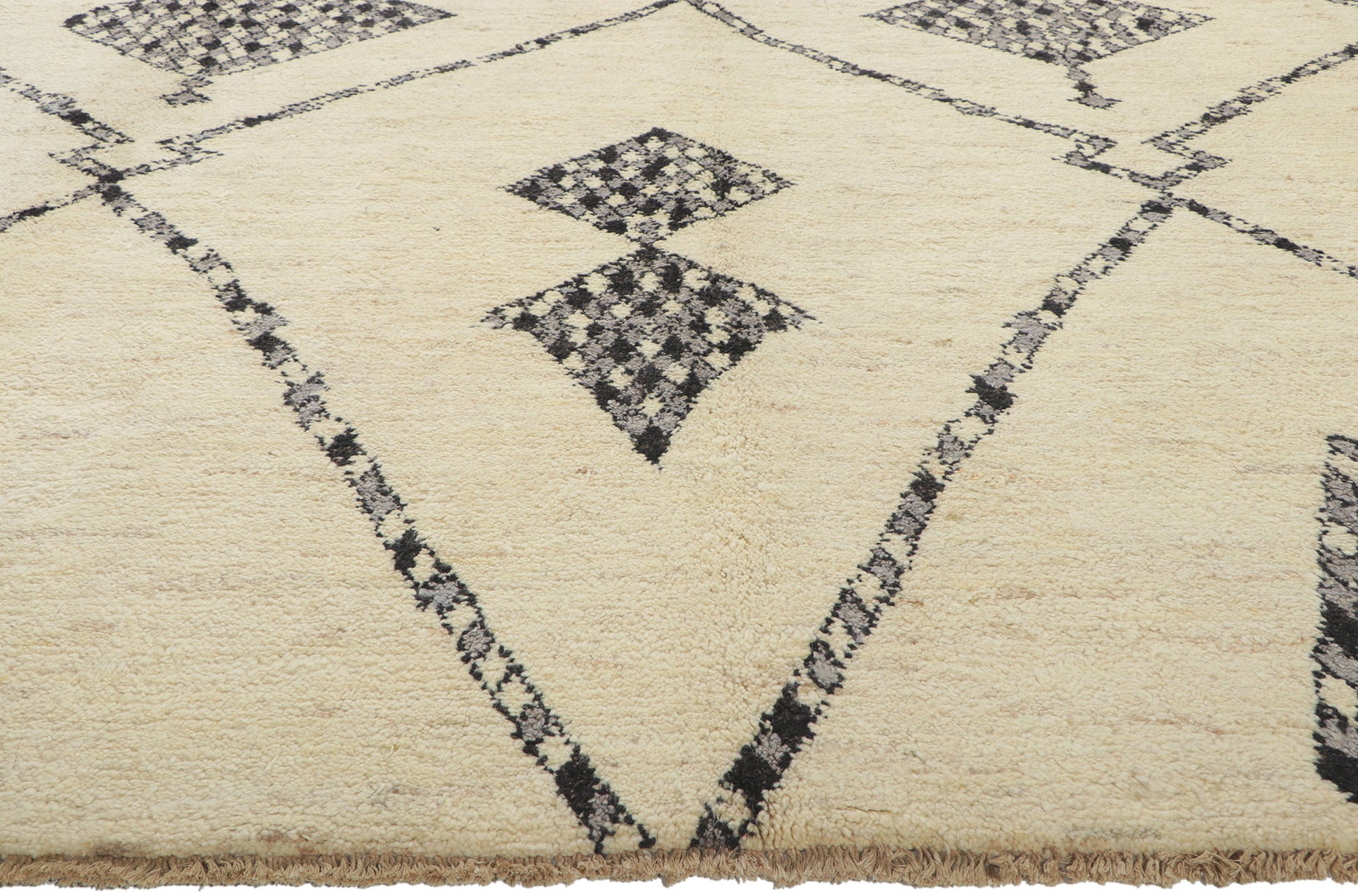 10 x 13 Tribal Moroccan Area Rug 80337