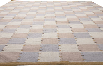 10 x 13 Scandinavian Modern Swedish Inspired Kilim Rug 30950