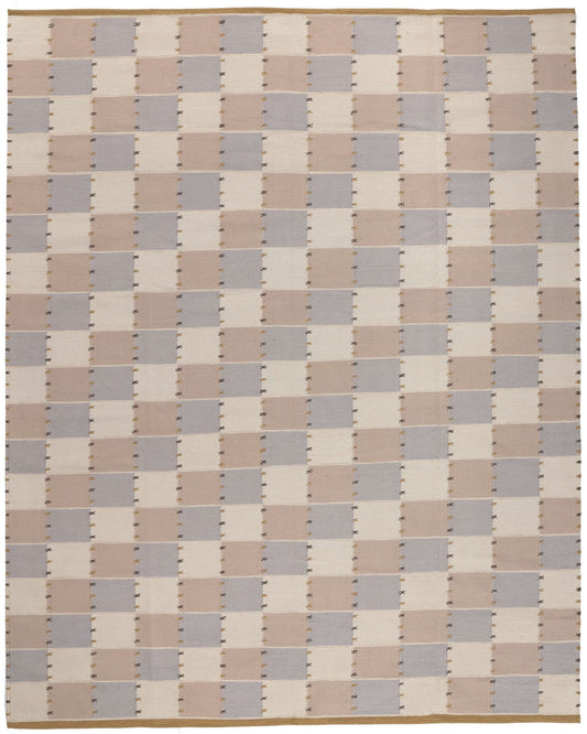 10 x 13 Scandinavian Modern Swedish Inspired Kilim Rug 30950