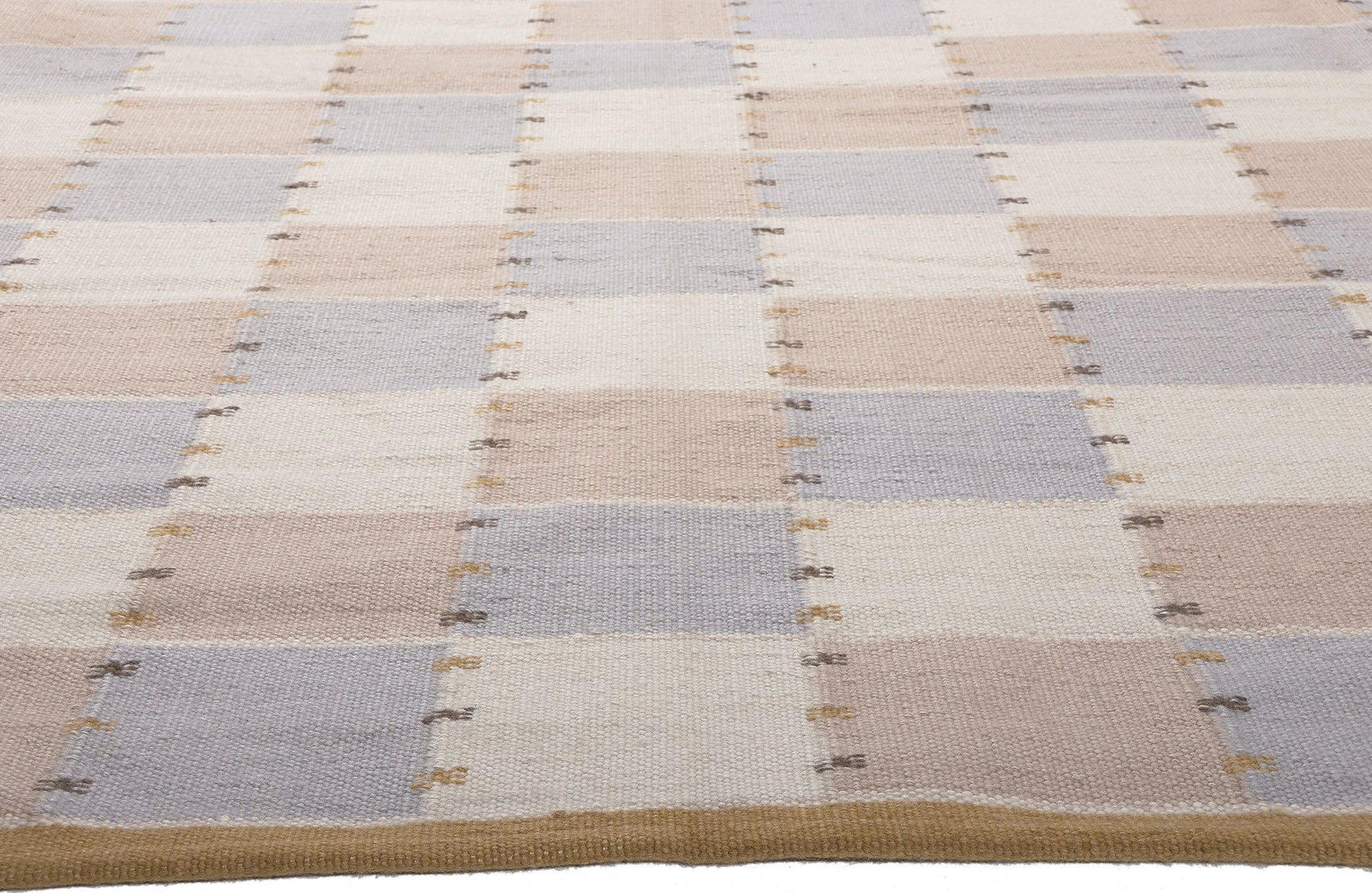 10 x 13 Scandinavian Modern Swedish Inspired Kilim Rug 30950