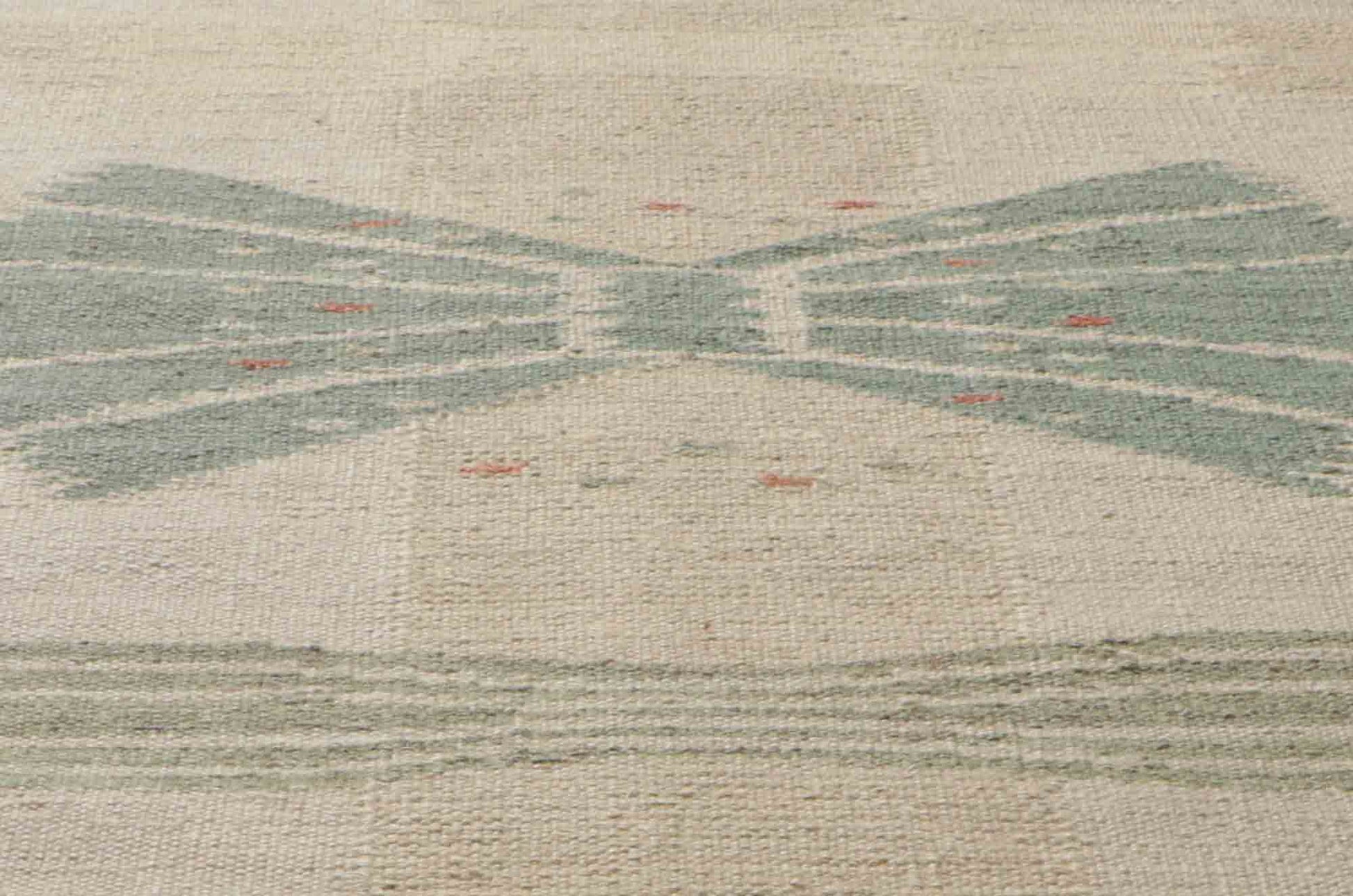 10 x 13 Scandinavian Modern Swedish Inspired Kilim Rug 30796