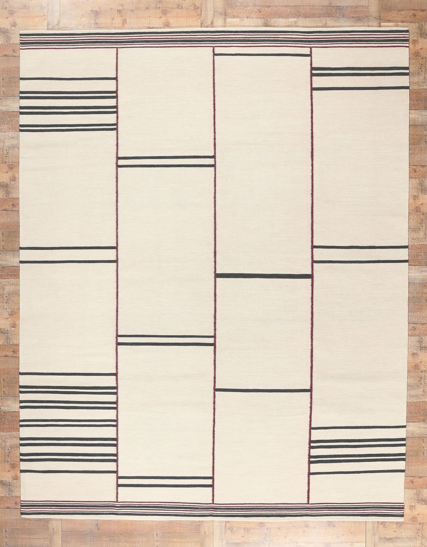 10 x 13 Swedish Inspired Kilim Rug 30958