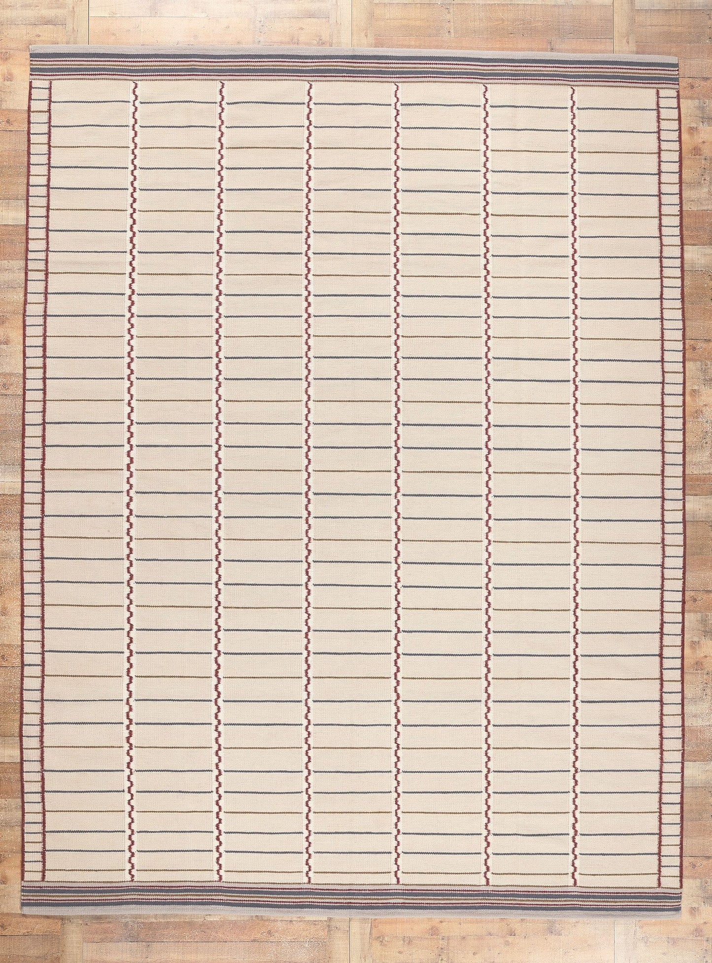 10 x 13 Swedish Inspired Kilim Rug 30932