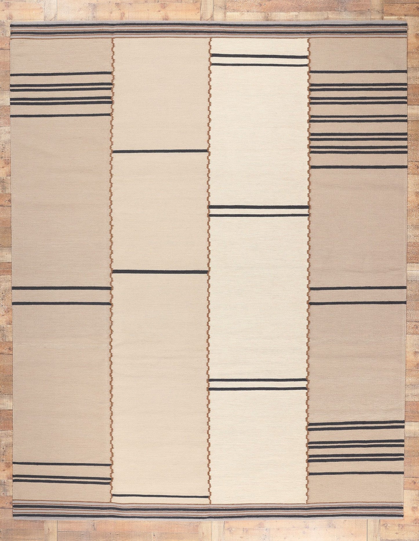 10 x 13 Swedish Inspired Kilim Rug 30956