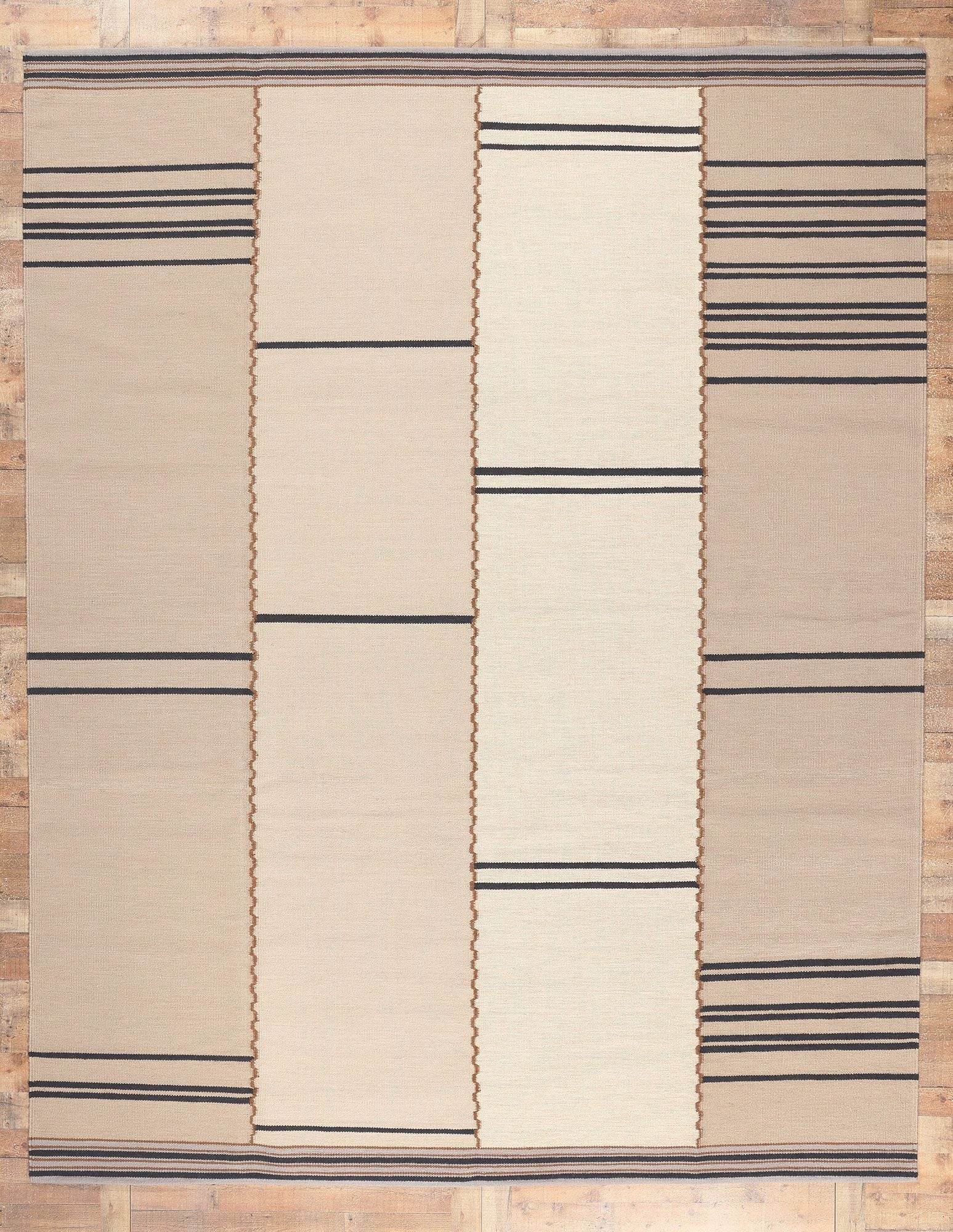 10 x 13 Swedish Inspired Kilim Rug 30956