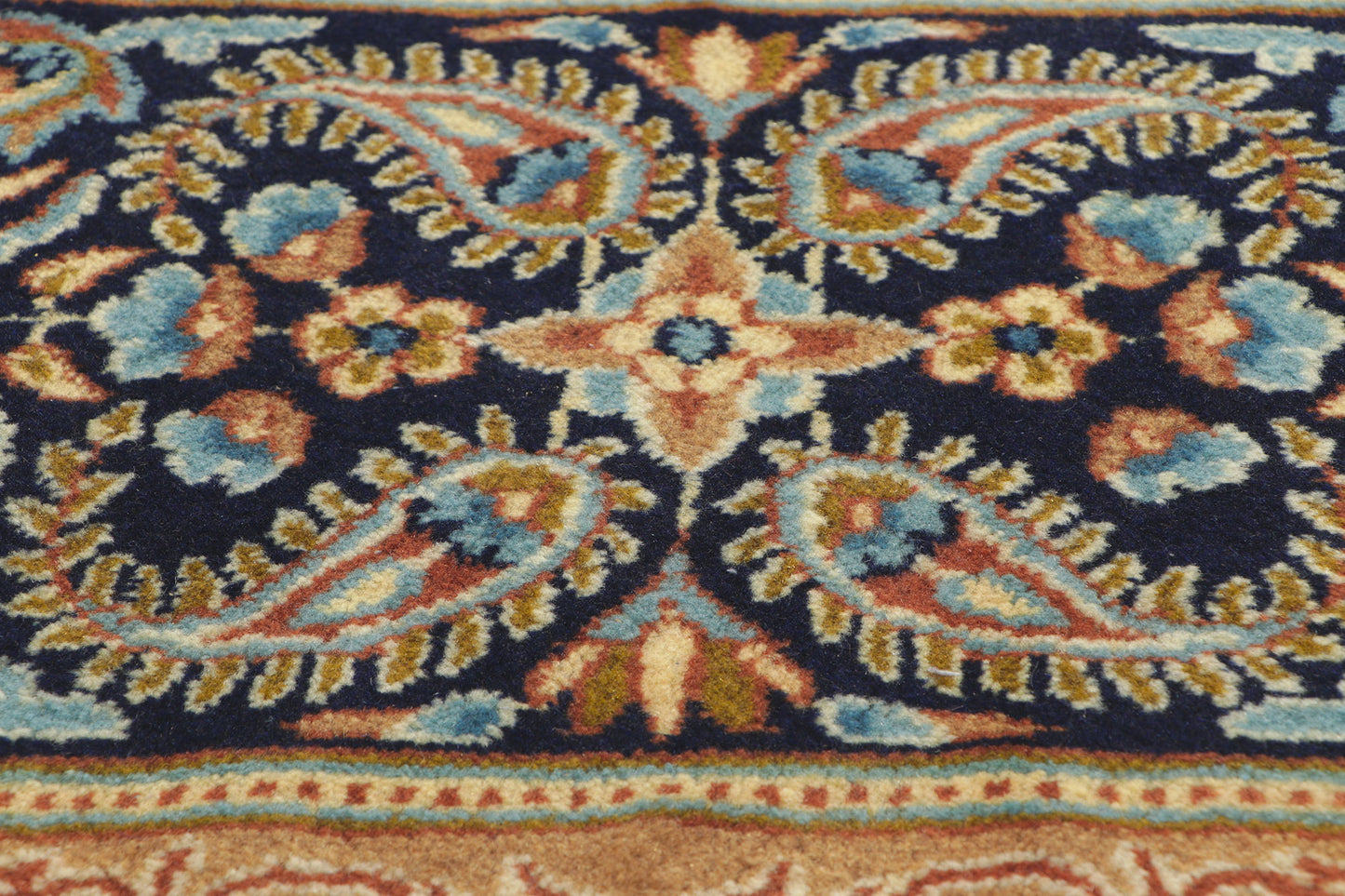 ���10 x 13 Vintage Persian Kerman Rug 78528