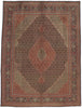 10 x 13 Vintage Persian Tabriz Rug 60998