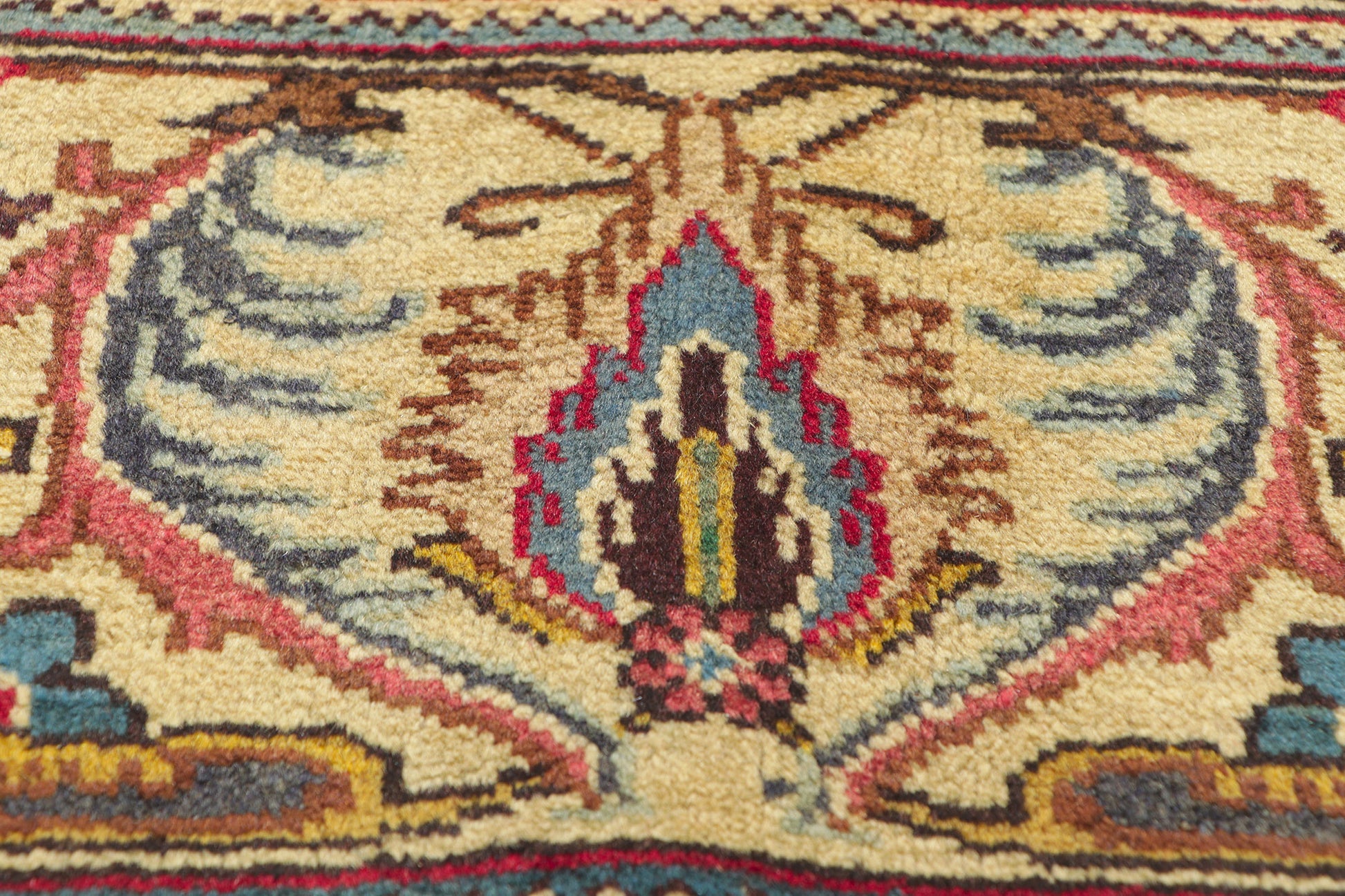 10 x 13 Vintage Persian Tabriz Rug 75888