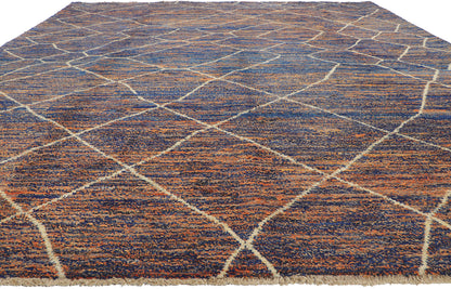 10 x 14 Abstract Moroccan Area Rug 80347