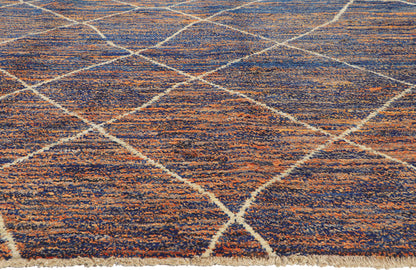 10 x 14 Abstract Moroccan Area Rug 80347