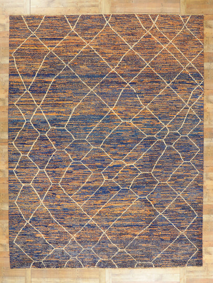10 x 14 Abstract Moroccan Area Rug 80347