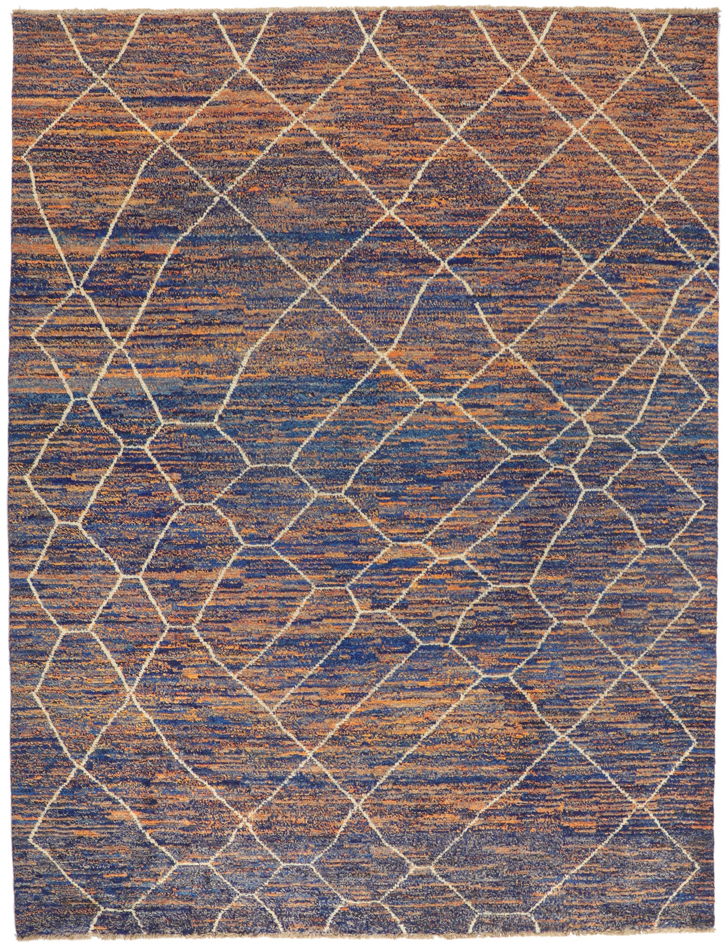 10 x 14 Abstract Moroccan Area Rug 80347