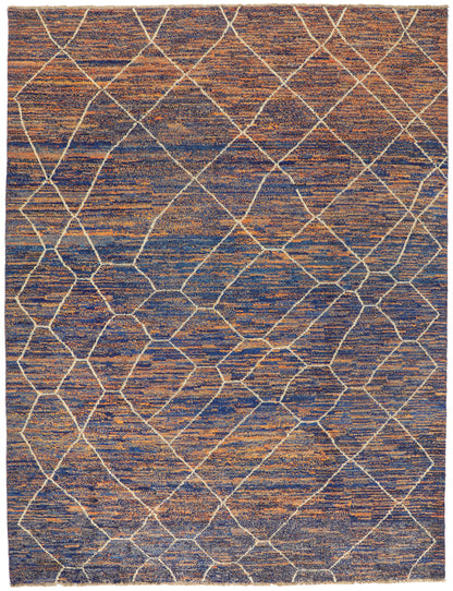 10 x 14 Abstract Moroccan Area Rug 80347