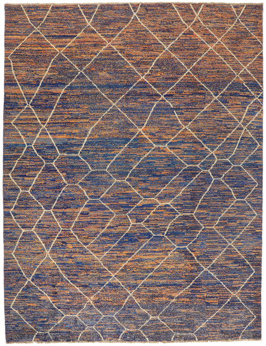 10 x 14 Abstract Moroccan Area Rug 80347