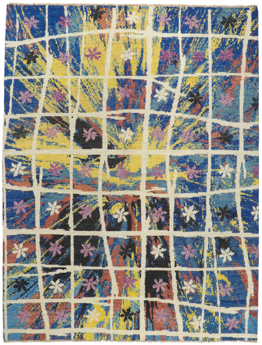 10 x 14 Abstract Moroccan Rug 80372