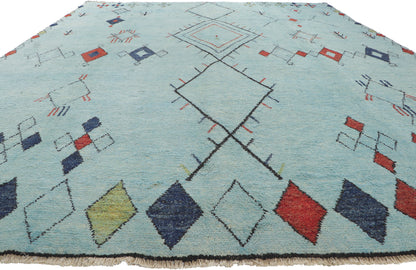 10 x 14 Large Moroccan Area Rug 80348