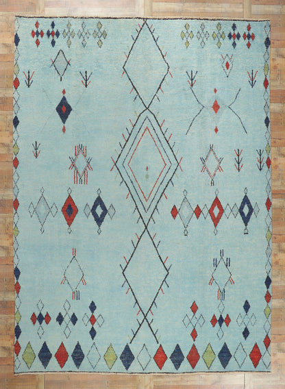 10 x 14 Large Moroccan Area Rug 80348