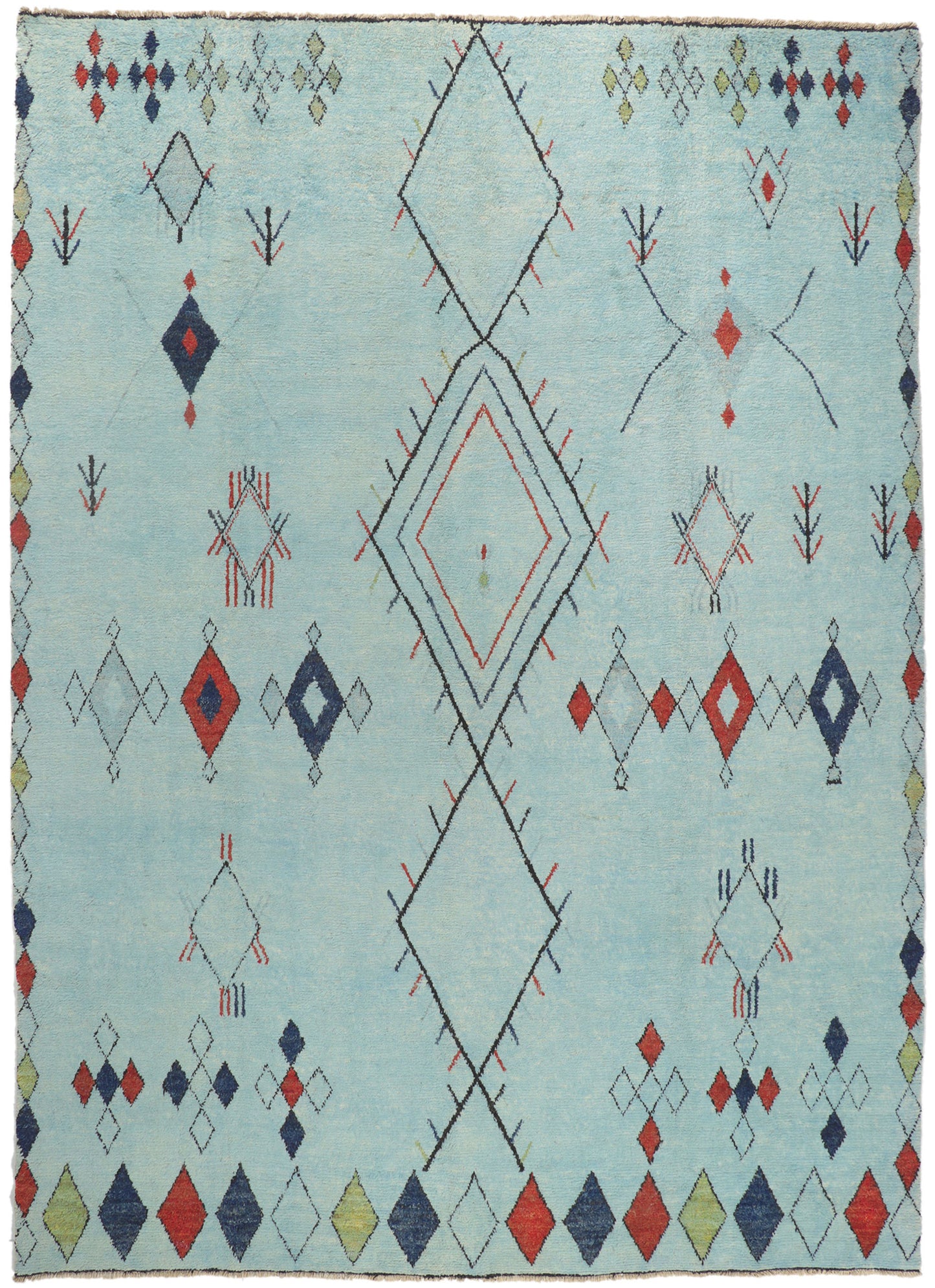 10 x 14 Large Moroccan Area Rug 80348