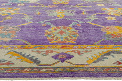 10 x 14 Colorful Turkish Oushak Rug 51887