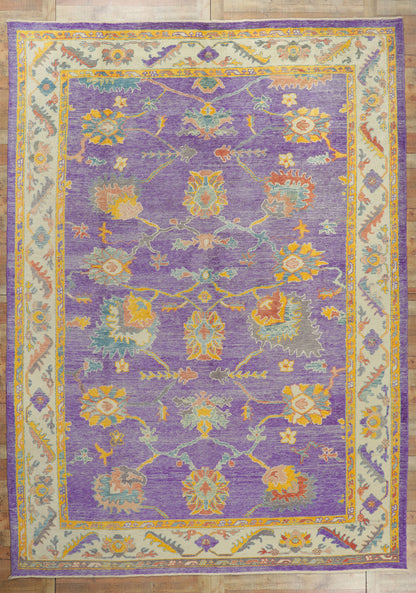 10 x 14 Colorful Turkish Oushak Rug 51887