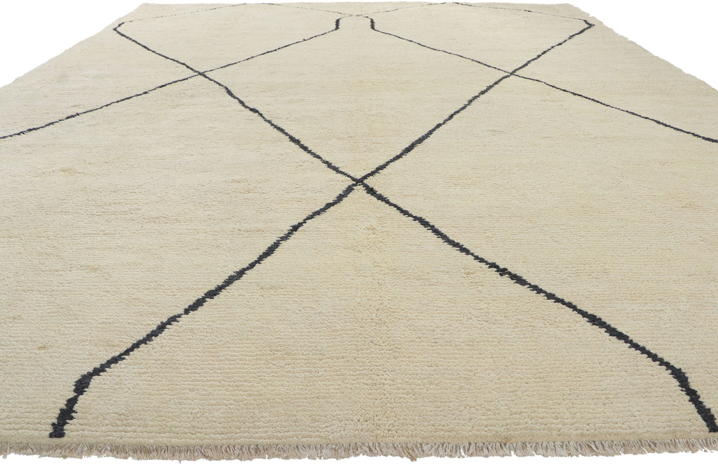 10 x 14 Modern Moroccan Area Rug 80575