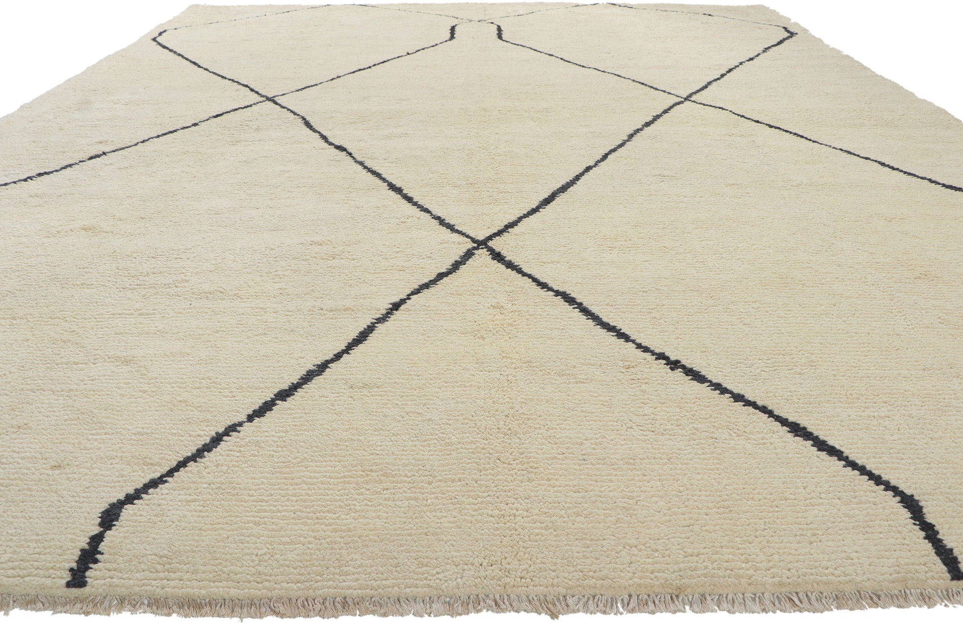 10 x 14 Modern Moroccan Area Rug 80575