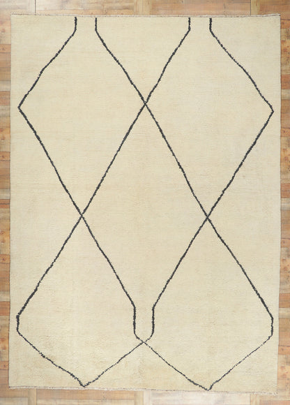 10 x 14 Modern Moroccan Area Rug 80575