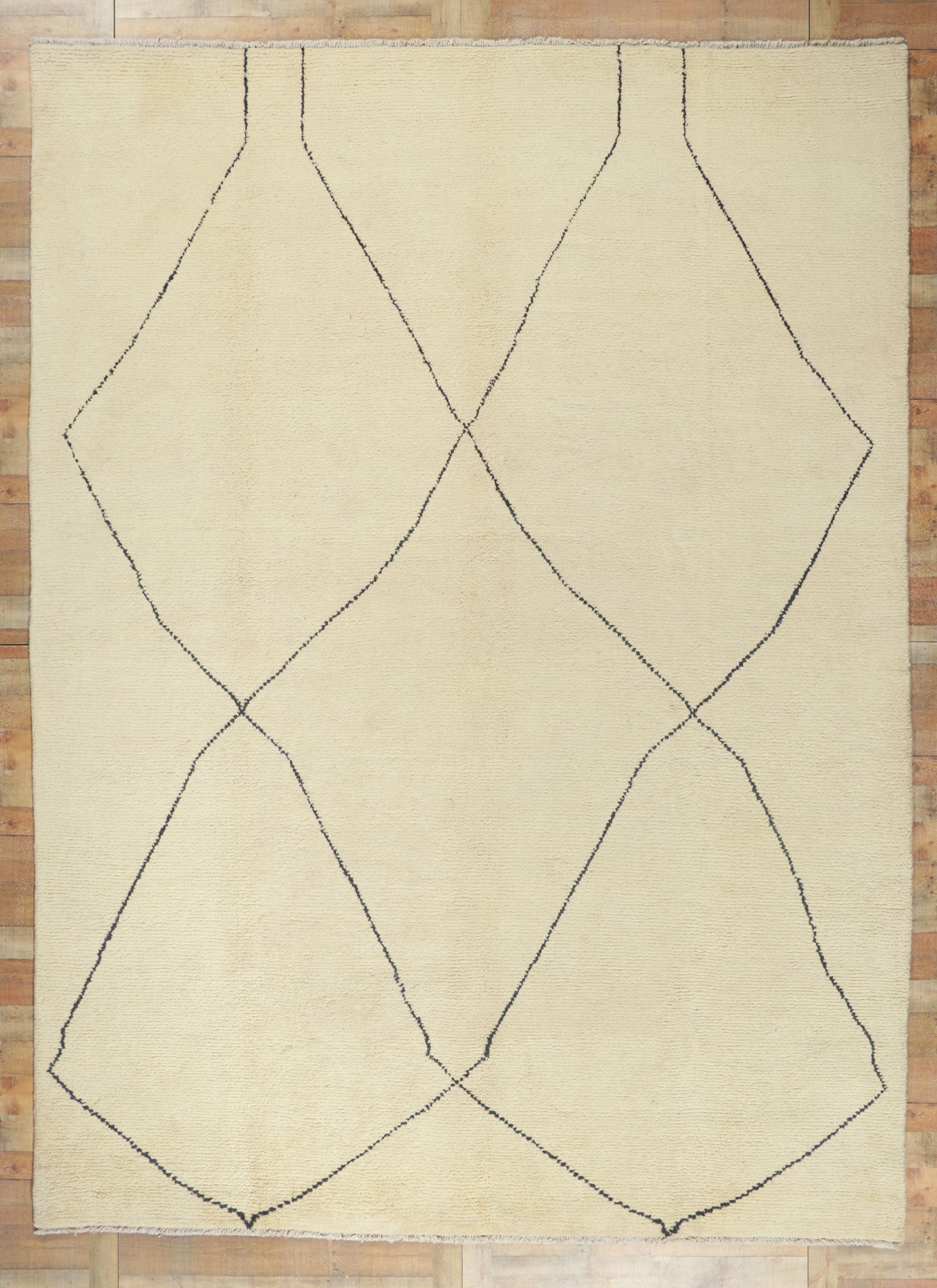 10 x 14 Modern Moroccan Area Rug 80577