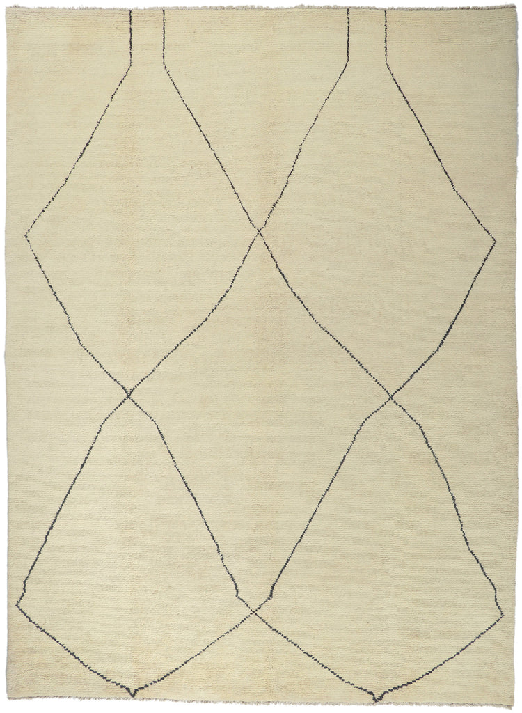10 x 14 Modern Moroccan Area Rug 80577