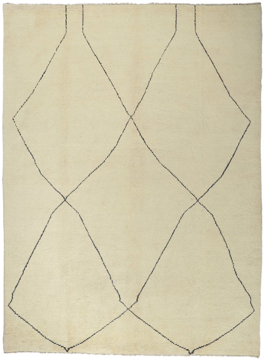 10 x 14 Modern Moroccan Area Rug 80577
