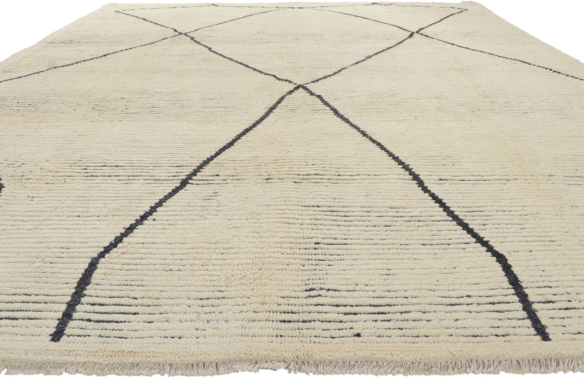 10 x 14 Modern Moroccan Area Rug 80589