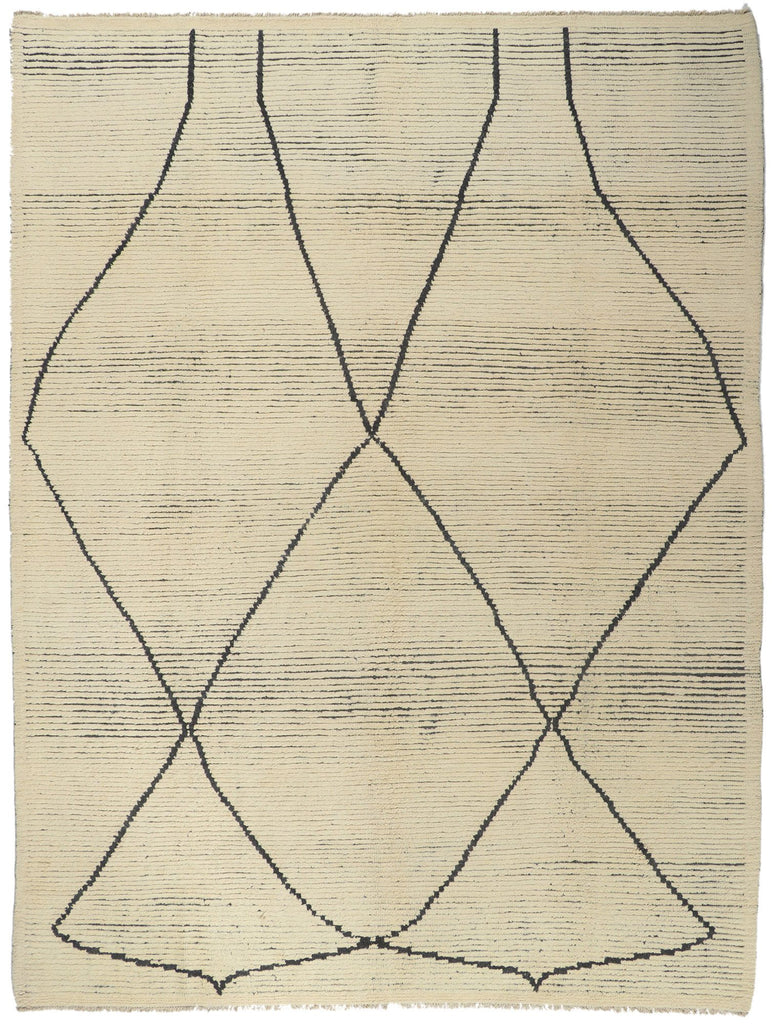 10 x 14 Modern Moroccan Area Rug 80589